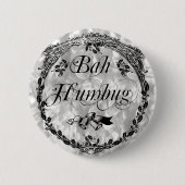 Vintager Bah Humbug Button (Vorderseite)