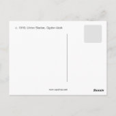 Vintager Bahnhof Gewerkschaft Ogden Utah Postkarte (Rückseite)