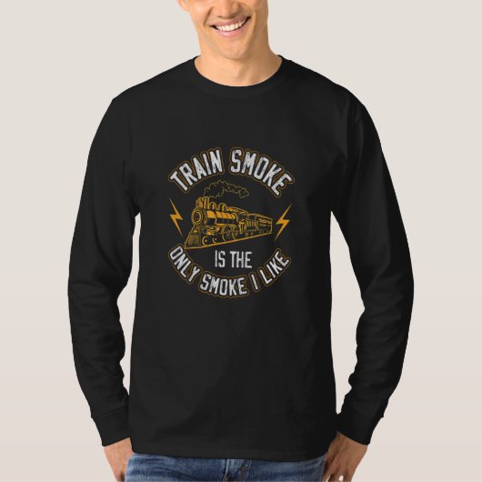 Vintager Bahnhof Retro T-Shirt (Vorderseite)