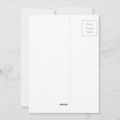 Vintager Bahnurlaub in der Schweiz Feiertagskarte (Rückseite)