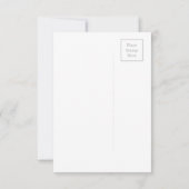 Vintager Bahnurlaub in der Schweiz Karte (Rückseite)