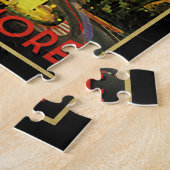 Vintager Balkon bei Dämmerung Puzzle (Seite)