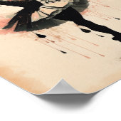 Vintager Balletttanz Poster (Ecke)