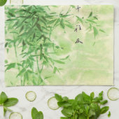 Vintager Bambus Handtuch (Gefaltet)