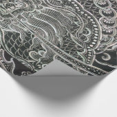 Vintager Bangkok-Drache Geschenkpapier (Ecke)