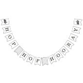 Vintager Banner für den Ostern - Schwarz (Alle)