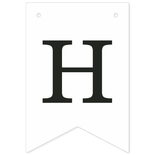 Vintager Banner für den Ostern - Schwarz (Zweite Fahne)