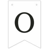 Vintager Banner für den Ostern - Schwarz (Dritte Fahne)