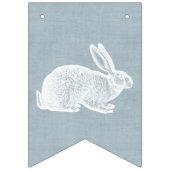 Vintager Banner für Ostern - Blau (Erste Fahne)