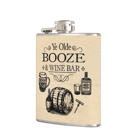 Vintager Bar Flachmann (Links)