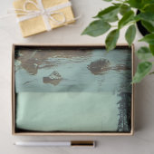 Vintager Bär in einem Stream Seidenpapier (Geschenk)