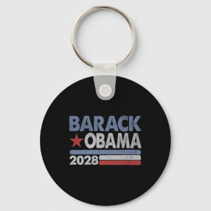 Vintager Barack Obama 2028 Obama für Präsident Ele Schlüsselanhänger