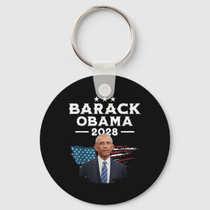 Vintager Barack Obama für Präsident 2028 - Obama 2 Schlüsselanhänger