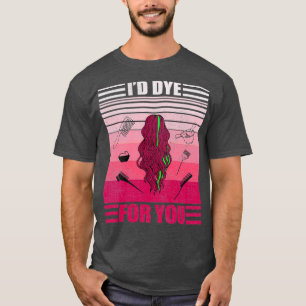 Vintager Barber Shop Retro Beautician Die für Sie  T-Shirt