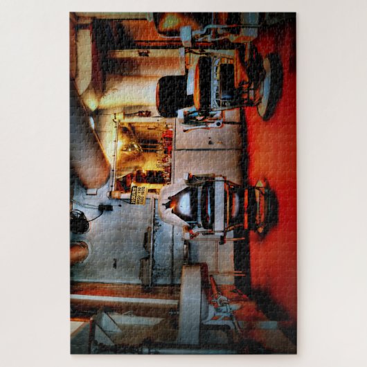 Vintager Barbershop Puzzle (Vertikal)