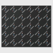 Vintager Barbier Geschenkpapier (Flach)