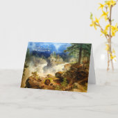 Vintager Bärenhugs Vatertag Karte (Gelbe Blume)