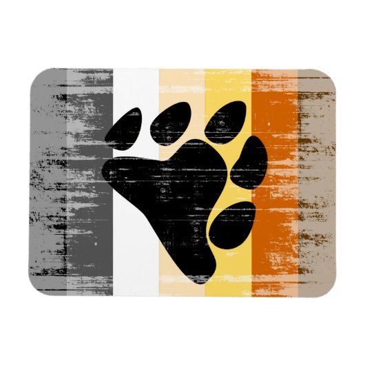 Vintager Bärenstolz Magnet (Horizontal)