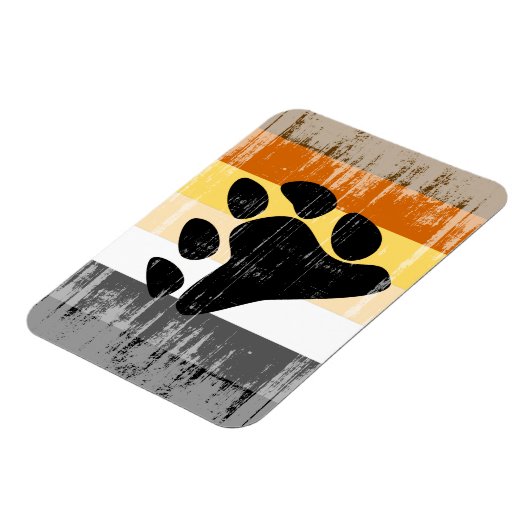 Vintager Bärenstolz Magnet (Linke Seite)