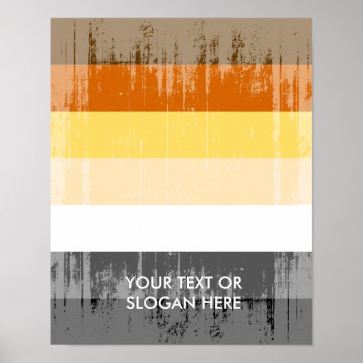 Vintager Bärenstolz Poster (Vorne)