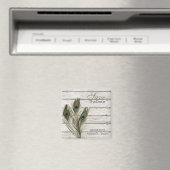 Vintager Barnholzpfosten Save the Date Magnet (In Situ (Geschirrspüler))