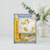 Vintager Barnum und Bailey Circus Postkarte (Stehend Vorderseite)