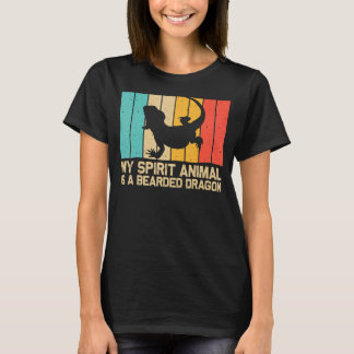 Vintager Bartdrache für Männer Frauen Kinder Repti T-Shirt