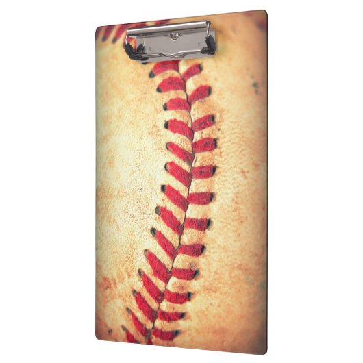 Vintager Basebalball Klemmbrett (Links)