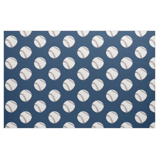 Vintager Basebalball Stoff (Fat Quarter (45,7 x 55,9 cm))