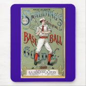Vintager Baseball-Druck Mousepad (Vorne)