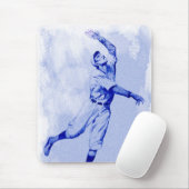 Vintager Baseball-Fielder-Maus-Pad Mousepad (Mit Mouse)
