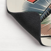 Vintager Baseball "Hit It" Retro Sports Mousepad (Ecke)