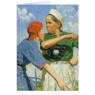 Vintager Baseball, Kinder, Sportler