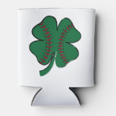 Vintager Baseball-Kleeblatt St Patrick's Day Dosenkühler (Vorderseite)