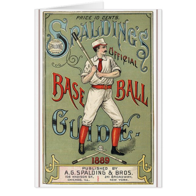 Vintager Baseball-Leitfaden (Vorne)