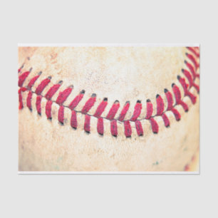 Vintager Baseball-nahes hohes Foto Seidenpapier