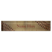 Vintager Baseball Namensplakette (Vorderseite)