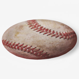 Vintager Baseball Pappteller