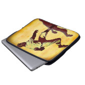 Vintager Baseball-Pitcher-Laptop-Computerschlauch Laptopschutzhülle (Vorne Knopf)