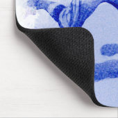 Vintager Baseball-Pitcher-Mauspad Mousepad (Ecke)