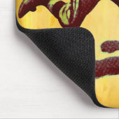 Vintager Baseball-Pitcher-Mauspad Mousepad (Ecke)