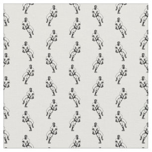 Vintager Baseball Player CUSTOM BG FARBE Stoff