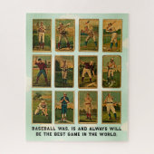 Vintager Baseball Puzzle (Vertikal)