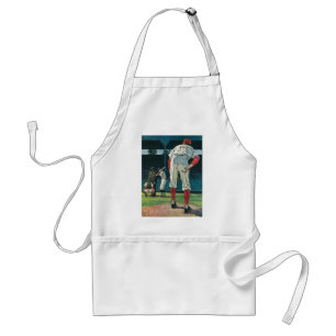 Vintager Baseball-Spieler-Spieler-Spieler-Spieler  Schürze