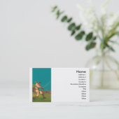 Vintager Baseball Visitenkarte (Stehend Vorderseite)