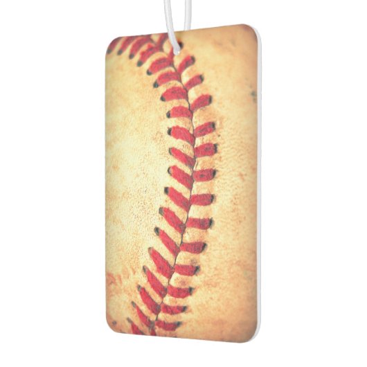 Vintager Baseballball Autolufterfrischer (Links)