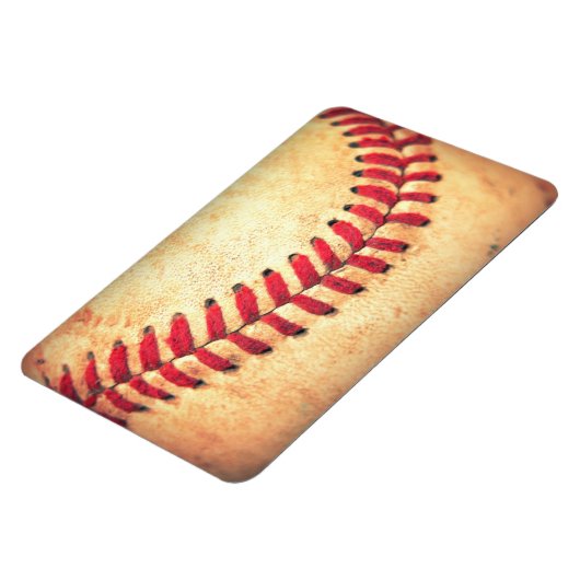 Vintager Baseballball Magnet (Linke Seite)