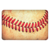 Vintager Baseballball Magnet (Horizontal)