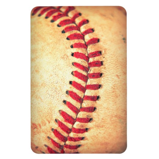 Vintager Baseballball Magnet (Vertikal)