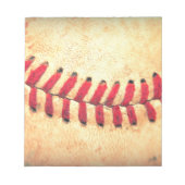 Vintager Baseballball Notizblock (Vorderseite)